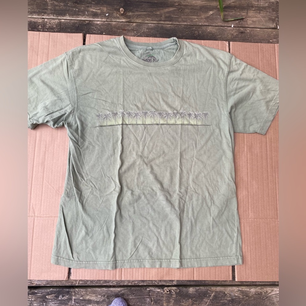 Vintage Newport blue T-shirt in green